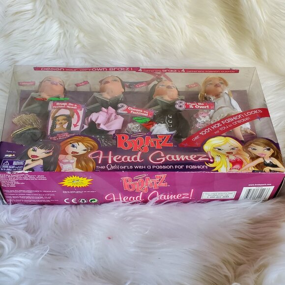 Bratz Head Gamez 4 Doll Set Cloe Rare 1st Edition 2005 - Picture 5 of 12